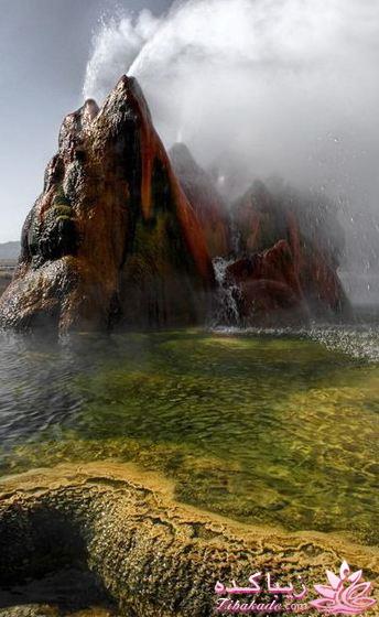 کوه های آبفشان در آمریکا 